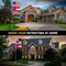 G128 Combo Pack: 25 Ft Telescoping Aluminum Flagpole (Silver) & American and Georgia Flags 3x5 Ft, Both ToughWeave Series Embroidered Polyester | Pole with Flags Included